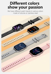 Sport Smart Watch Fitness Clock Health Monitor Waterproof Smartwatch Bluetooth Call Watches for Men Women IOS Xiaomi Huawei 2025