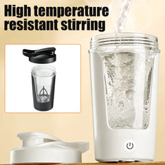 350ML Electric Mixing Cup Portable Protein Powder Mixing Cup Automatic Shaker Bottle Mixer Milk Coffee Blender Kettle for Gym