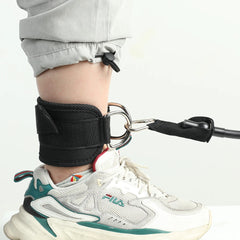 Fitness Ankle Straps Adjustable D-Ring Support Cuffs Gym Leg Excercises Training Workouts Sports Fit Guard Safety Abductors