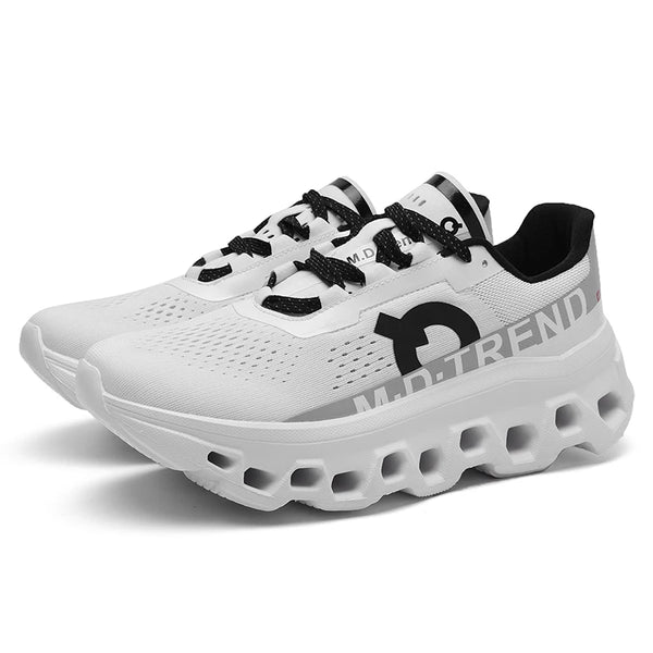Men's Running Shoes Luxury Lightweight Athletic Gym Sneakers Non-Slip Cushioning Sports Shoes Outdoor Travel Walking Shoes