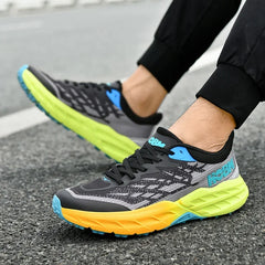 Sports Running Shoes Men High Quality Lightweight Sneaker Men Outdoor Breathable Gym Shoe Man Comfortable Lace Up Jogging Shoes