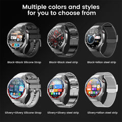 Smart Watch Men Sport Blue Tooth Call Heart Rate Health Music Information Reminder Voice Assistant 2025 Smartwatch Calculator
