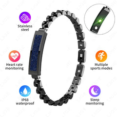 2025 New Smart Watch Pedometer Health Smart Bracelet Women Men Sports Fitness Waterproof Heart Rate Sleep Monitoring Wristbands