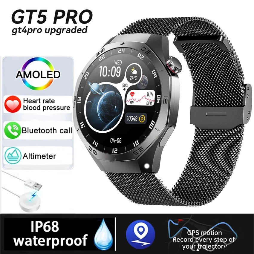 Smart Watch Men Sport Blue Tooth Call Heart Rate Health Music Information Reminder Voice Assistant 2025 Smartwatch Calculator