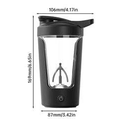 350ML Electric Mixing Cup Portable Protein Powder Mixing Cup Automatic Shaker Bottle Mixer Milk Coffee Blender Kettle for Gym