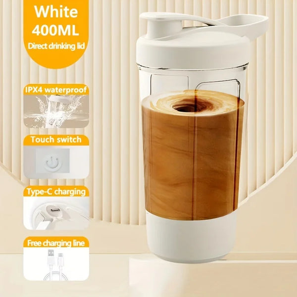 New In Self-Stirring Shaker Cup Usb Rechargeable Shaker for Protein Shakes Meal Replacement Shakes Portable Sport Mixing Cups