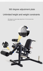 Multi Functional Gym Equipment Leg Extension Curling Machine Waist Abdominal Bench Flexion Training Equipment