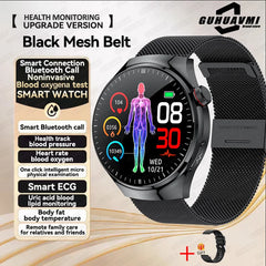 New health monitoring Smart Watch physical examination Health Wacth Blood pressure ECG+PPG Sport Call Smartwatch For Android iOS