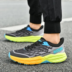 Sports Running Shoes Men High Quality Lightweight Sneaker Men Outdoor Breathable Gym Shoe Man Comfortable Lace Up Jogging Shoes