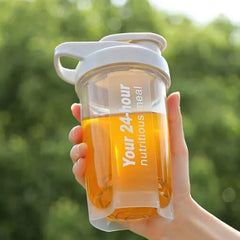 1PC 500ml Protein Powder Shaking Cup Portable Sport Shaker Bottle Fitness Gym Shaker Whey Protein Powder Mixing Bottle