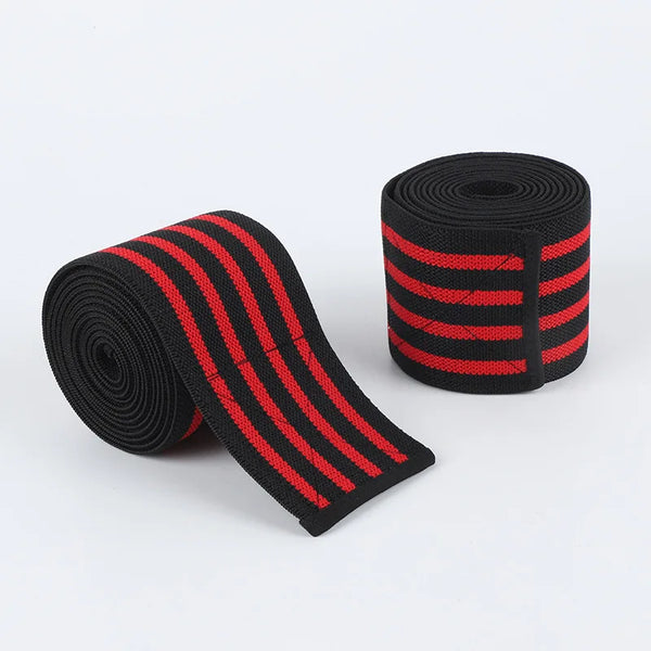 Sports Fitness Knee Pads for Men and Women Squatting Elastic Bandage Powerlifting Straps Winding Knee Pads