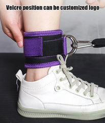 Fitness Ankle Straps Adjustable D-Ring Support Cuffs Gym Leg Excercises Training Workouts Sports Fit Guard Safety Abductors
