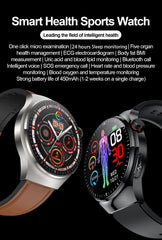 2025 New Nursing Grade Smart Watch Blood oxygen Blood Lipid Uric Acid ECG+PPG Body Temperature Bluetooth Call Health Smartwatch