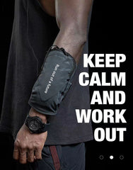 Armband Outdoor Waterproof Fitness Running Sports Wrist Bag Arm Phone Holder with Headphone Jack Mobile Bag