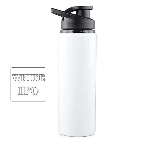 Portable Water Bottle Outdoor Sports Travel Cup Metal Drinking Bottle for Cycling Hiking Gym Leakproof Reusable Water Container