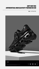 Men's Running Shoes Luxury Lightweight Athletic Gym Sneakers Non-Slip Cushioning Sports Shoes Outdoor Travel Walking Shoes
