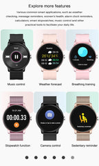 2025 New SmartWatch Health Monitoring Waterproof Message Reminder Smart Watch For Men Women Sports Watches For Android IOS Gifts