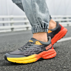 Sports Running Shoes Men High Quality Lightweight Sneaker Men Outdoor Breathable Gym Shoe Man Comfortable Lace Up Jogging Shoes
