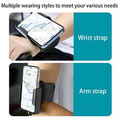 Running Armband Wristband Bracke 360 ° Rotatable Phone Holder Suitable For 4-7-inch Smartphones Card Pocket For Running Bicycles