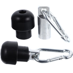 2 Sets Wire Rope Terminals Cable Ankle Attachments Gym Pulley Accessories Snap Hook Lock Adapter For Fitness Equipment Building