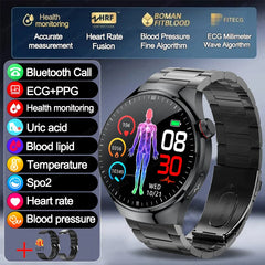 2025 New For HUAWEI Health Monitoring Smart Watch Blood Lipids Uric Acid  For Men Clock 24/7 ECG+PPG Bluetooth Call smartwatches