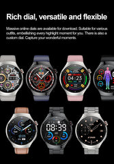 2025 New Nursing Grade Smart Watch Blood oxygen Blood Lipid Uric Acid ECG+PPG Body Temperature Bluetooth Call Health Smartwatch