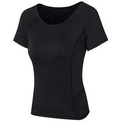 Women  Yoga Top Running Workout Gym Crop TopShort Sleeve Stretch Casual Exercise Women T-Shirts Fitness Sport Top