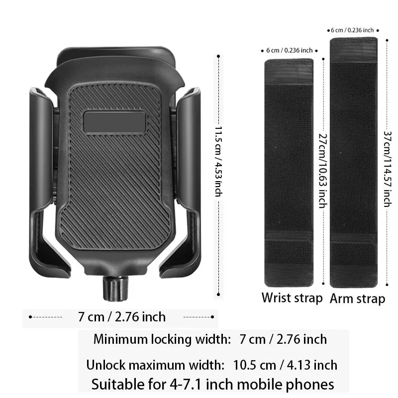 Running Armband Wristband Bracke 360 ° Rotatable Phone Holder Suitable For 4-7-inch Smartphones Card Pocket For Running Bicycles