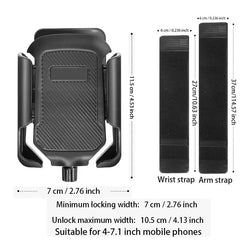 Running Armband Wristband Bracke 360 ° Rotatable Phone Holder Suitable For 4-7-inch Smartphones Card Pocket For Running Bicycles
