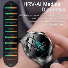 2025 New For HUAWEI  Health Watch Uric Acid blood fat Smart watch laser Therapy Watches Bluetooth Call ECG+PPG Smart Watch Man