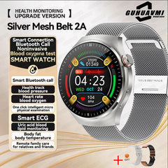 New health monitoring Smart Watch physical examination Health Wacth Blood pressure ECG+PPG Sport Call Smartwatch For Android iOS