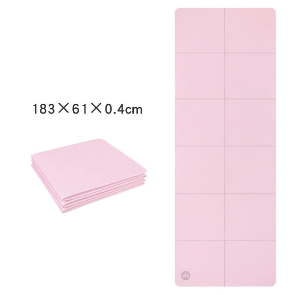 Foldable Yoga Mats Are Suitable for Travel Non-slip, Eco-friendly, Lightweight Folding Exercise Mats, Portable Home Gyms and Out