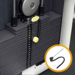 Fitness Equipment Latch Pulley Accessories Extra Long Weight Stack Pin Counterweight Gym Aluminum Alloy Dip Bolts
