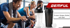 Shaker Bottles for Protein Mixes 28 Oz Bpa Free Powder Mixing Drink Cup with Ball Leak Proof for Gym Sports Fitness Whey Shake