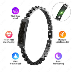 2025 New Smart Watch Pedometer Health Smart Bracelet Women Men Sports Fitness Waterproof Heart Rate Sleep Monitoring Wristbands
