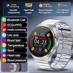 2025 New For HUAWEI Health Monitoring Smart Watch Blood Lipids Uric Acid  For Men Clock 24/7 ECG+PPG Bluetooth Call smartwatches