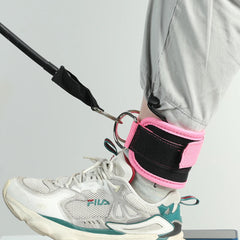 Fitness Ankle Straps Adjustable D-Ring Support Cuffs Gym Leg Excercises Training Workouts Sports Fit Guard Safety Abductors