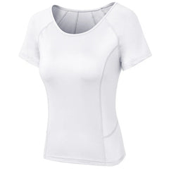 Women  Yoga Top Running Workout Gym Crop TopShort Sleeve Stretch Casual Exercise Women T-Shirts Fitness Sport Top