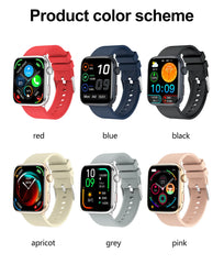 2025 New Health Smart Watch Men 1.85" Ultra HD Screen Heart Rate Temperature Watches BT Call Sports Smart Bracelet Women For IOS