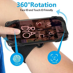 360° Removable Armbands Detachable Phone Holder Motorcycle Outdoor Sports Bike Cycling Armband Running Wristband Phone Holder