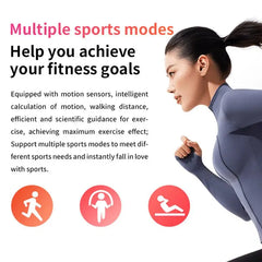 Health Tracker Waterproof Smart Watch Heart Monitor Activity Tracker Multifunctional Heart Rate Watch Calorie Tracker For Women