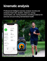 2025 New Health Glance ECG AI Diagnosis Smart Watches Men Heart Rate Blood Pressure IP68 Waterproof Smartwatches For HUAWEI IOS