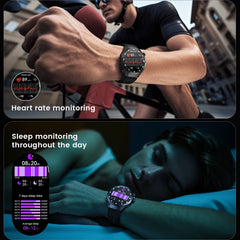 Smart Watch Men Sport Blue Tooth Call Heart Rate Health Music Information Reminder Voice Assistant 2025 Smartwatch Calculator