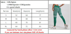 Women Gym V Back  Line Leggings Butt Lifting Fitness Athletic Workout Scrunch Leggins Outdoor Yoga Pants Sports Tights S-XL