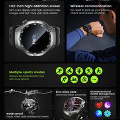 Smart Watch Men Sport Blue Tooth Call Heart Rate Health Music Information Reminder Voice Assistant 2025 Smartwatch Calculator