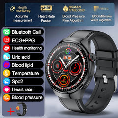 2025 New For HUAWEI Health Monitoring Smart Watch Blood Lipids Uric Acid  For Men Clock 24/7 ECG+PPG Bluetooth Call smartwatches