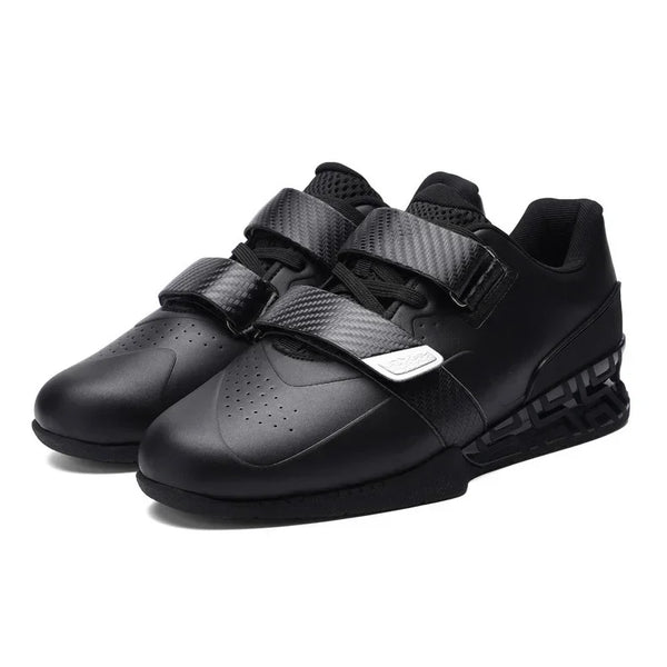 New Hook Loop Gym Weight Lifting Boots for Men Women Athletic Golden Sliver Deep Squat Shoes Balance Pro Fitness Sneakers