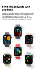2025 New Health Smart Watch Men 1.85" Ultra HD Screen Heart Rate Temperature Watches BT Call Sports Smart Bracelet Women For IOS