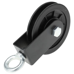 Small Gym Pulley Fitness Equipment Wheel For Machine Over Door Plastic Lifting Blocks Traction Steel Wire Rope Safe