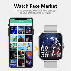 Sport Smart Watch Fitness Clock Health Monitor Waterproof Smartwatch Bluetooth Call Watches for Men Women IOS Xiaomi Huawei 2025